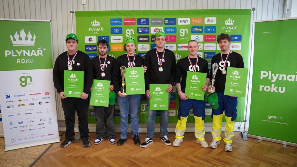 Plynaři roku jsou z Kyjova. Na stupních vítězů stanuli také studenti z Prahy a Pardubic