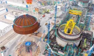 Čínské bloky CAP1000 v elektrárnách Haiyang a Xudabao dostaly kopuli kontejnmentu